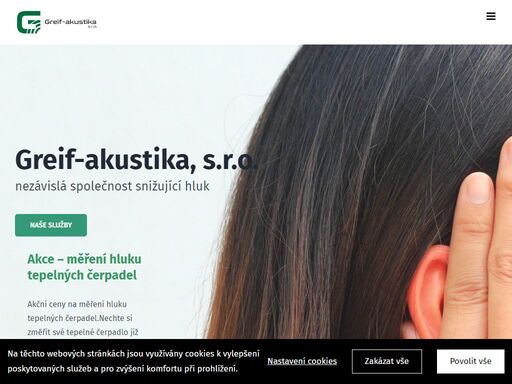 měření hluku a vibrací, akustické studie, odhlučnění průmyslových areálů, tlumiče hluku, protihlukové stěny, protihlukové kryty, snižování hluku.
