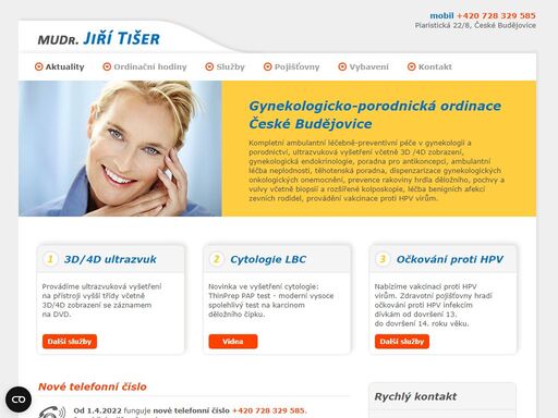 provozování soukromé gynekologicko-porodnické ordinace, české budějovice.
