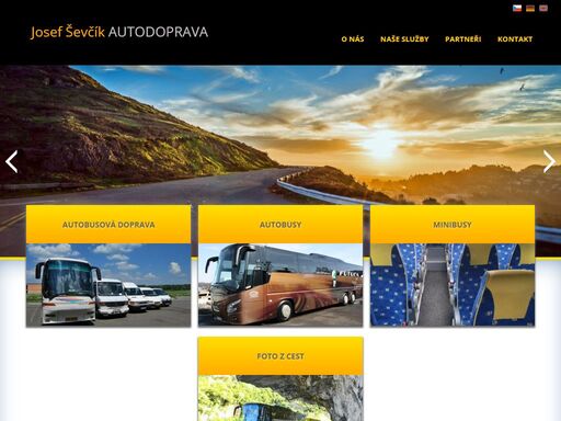 autodoprava josef ševčík poskytuje autobusovou dopravu v rámci celé české republiky i do zahraniční. náš vozový park zahrnuje 22 moderně vybavených a pohodlných autobusů pro výlety, dovolené i poznávací zájezdy.