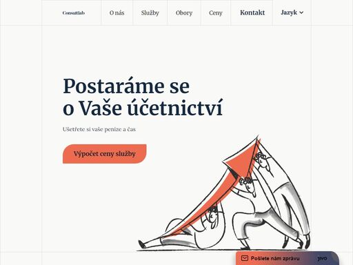 nabízíme komplexní služby účetnictví zaměřující se na poradenství a výpočty mezd, komunikaci s úřady a bankami, zpracování dokumentace a správu účtů a mnoho dalšího.