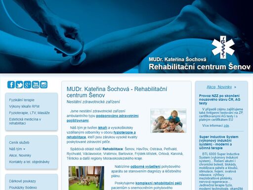 ostravsko, ostrava: vysoce kvalitní zdravotní péče - odborné vyšetření, rehabilitace, cvičení ltv, masáže. nestátní zdravotnické zařízení.