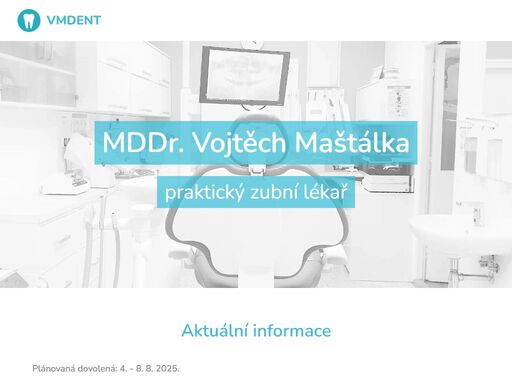 plánovaná dovolená: 4. - 8. 8. 2025.