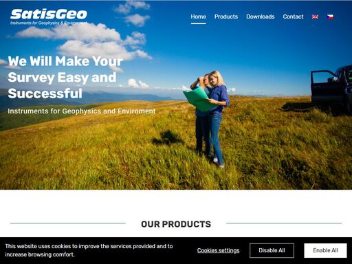 satisgeo is company with more than 15-ten years of experience in developing, manufacturing and selling field geophysical measurement devices.