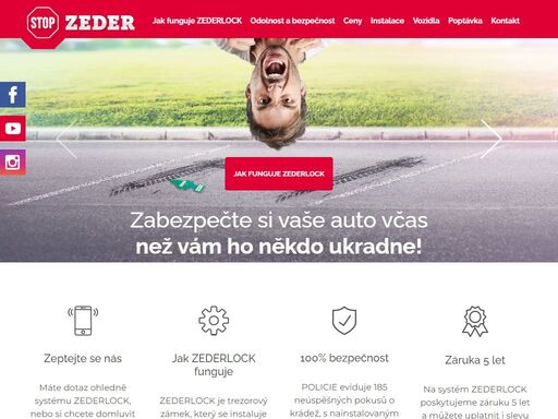 zabezpečení vozidel proti krádeži