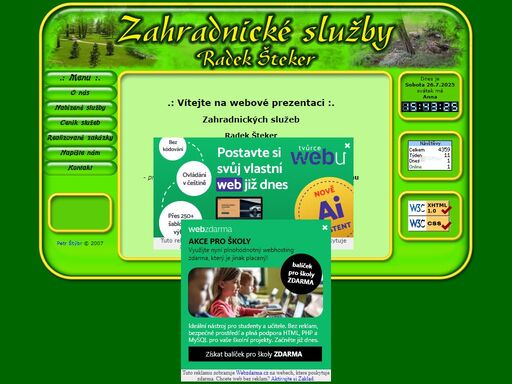 zahradnické služby radek šteker