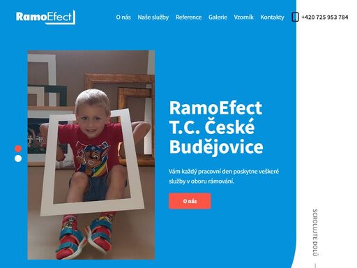 ramo efect se zabývá výrobou obrazových rámů ,rámováním obrazů, paspartováním, napínáním malířských pláten, výrobou clip rámů na zakázku a výrobou výtvarných potřeb.