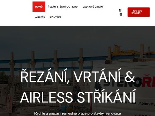 profesionální stěnové řezání a jádrové vrtání. přesné řezání betonu, železobetonu a dalších. řezání stěn pro otvory oken, dveří, šachet...