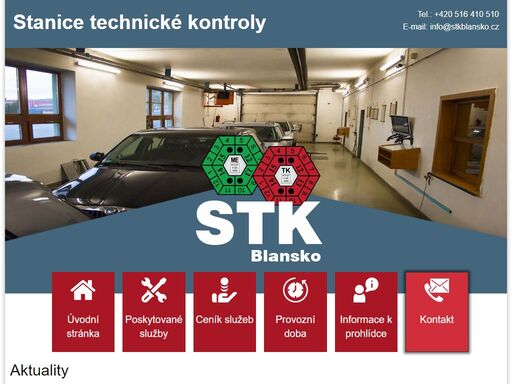 stanice technické kontroly blansko