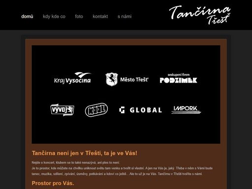 stránky tančírny v třešti