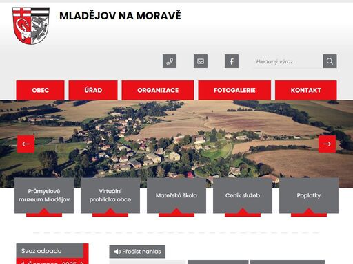 oficiální stránky obce mladějov na moravě