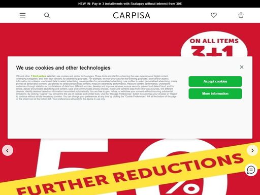 carpisa, leading italian brand in the sector of bags and fashion accessories, suitcases and travel trolleys. italian design with a unique quality/price ratio.