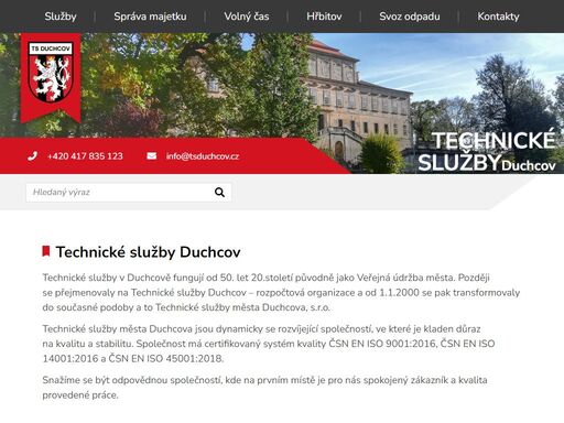 www.tsduchcov.cz