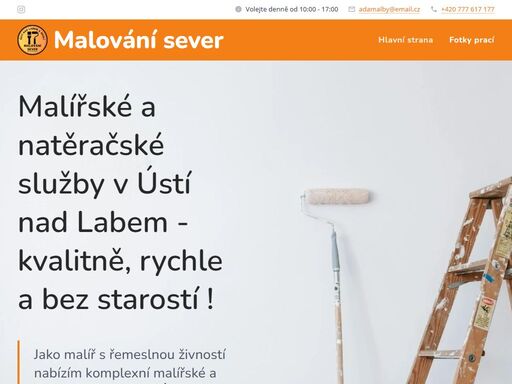 poskytuji kvalitní malířské práce v ústí nad labem a okolí pro byty, rodinné domy i firmy. pracuji rychle, spolehlivě a používám kvalitní barvy.