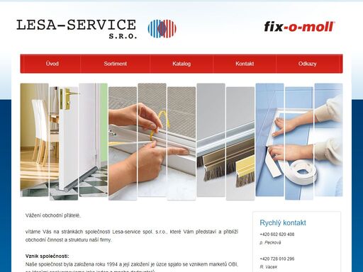 lesa service zastupuje v čr produktovou řadu fix-o-moll a německou firmu suki international. v naší nabídce najdete kompletní řadu těsnění do oken a dvěří. 