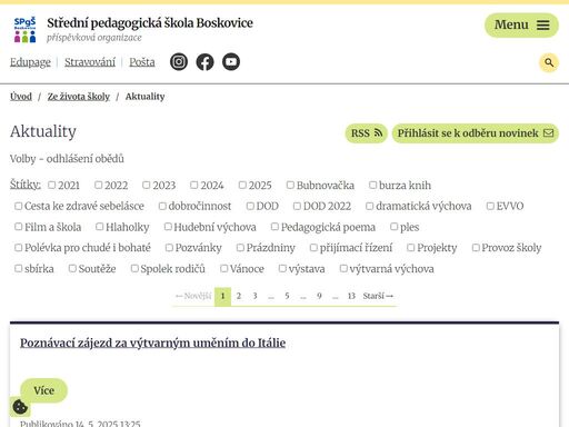 škola se nachází v historické budově ve středu  města boskovice. v blízkosti je autobusové i vlakové nádraží.  nabízí pro své žáky vlastní ubytování, celodenní stravování a pestrý školní i mimoškolní program. zjistěte o nás více.