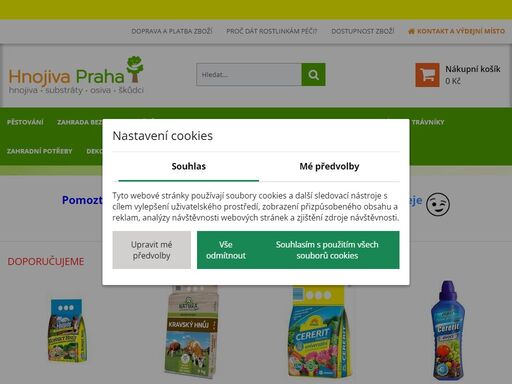 nejlevnější hnojiva pro pokojové a zahradní rostliny, orchideje, čili papričky, substráty a zeminy, travní směsi, semena, prostředky a postřiky proti škůdcům a na ochranu rostlin, zahradní doplňky.