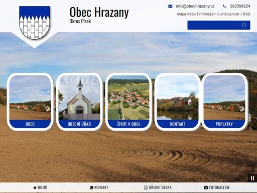 oficiální web obce hrazany