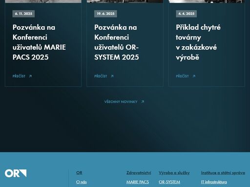 skupina or má za sebou již 31 let úspěšného působení na trhu ict v české republice a zemích střední evropy. v současnosti zaměstnává přes 100 profesionálů a pečuje o stovky významných zákazníků.
