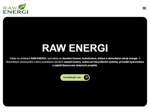 analýzy, projekty, dodávky, instalace na klíč: fotovoltaické elektrárny, větrné elektrárny, tepelná čerpadla. zastřešení s konstrukcemi z hliníku a pozinku. energetické poradenství pro úsporu energie, optimalizace energetických infrastruktur a sítí, monitoring.
