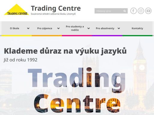 soukromá střední odborná škola zajišťující výuku čtyřletých oborů ekonomické lyceum a management obchodu, zvláštní důraz se klade na výuku cizích jazyků.