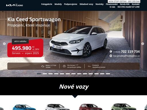 kia kladno nabízí prodej nových a ojetých aut kia a jejich servis.