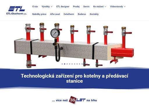 etl ekotherm: výroba rozvaděčů, trubkových universálů, hydraulických vyrovnávačů tlaku, stojanů pro rozvaděče a tepelných izolací.
