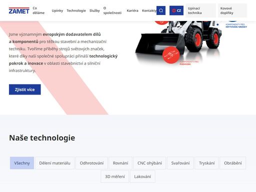 vyrábíme precizní díly pro pracovní, stavební a mechanizační stroje s více než 30 lety zkušeností a tradicí ve strojírenství