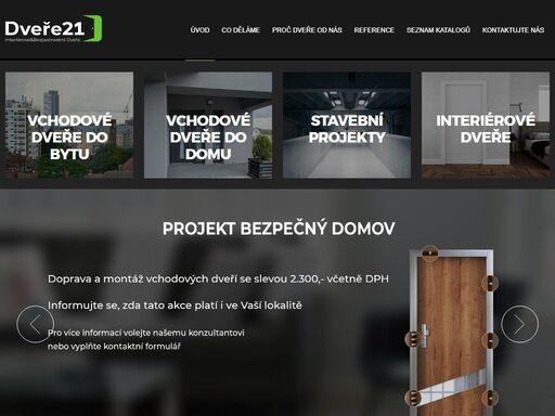 už vás nebaví poslouchat, co s děje na chodbě? necítíte se doma bezpečně? pořiďte si bezpečnostní dveře od dveře21.cz! děláme domovy bezpečnými.