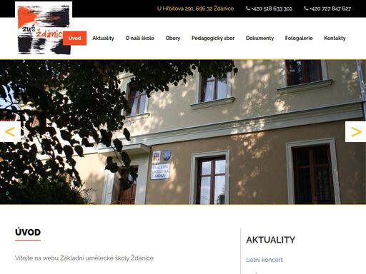 základní umělecká škola ždánice