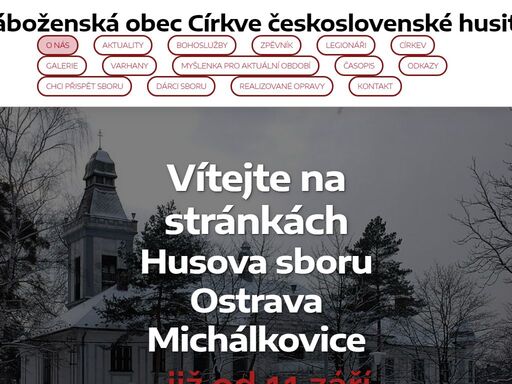husův sbor církve československé husitské ostrava michálkovice