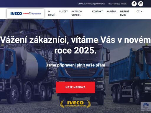 autorizovaný servis a prodej vozů iveco v ústí nad labem, teplicích a litvínově. nabízíme zákazníkům kompletní servisní a prodejní služby.