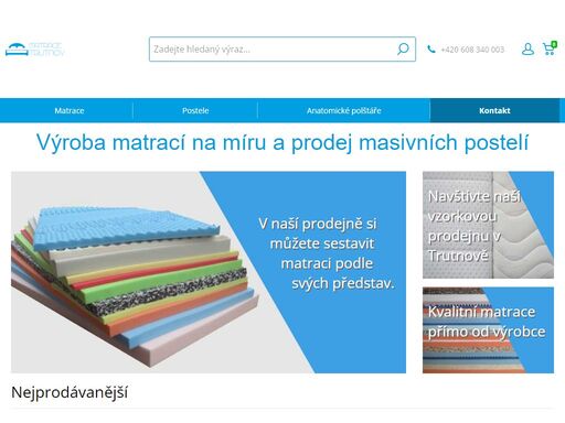 matrace,madrace,spanek,trutnov,postele, molitan, neduma, prodej molitanu trutnov spánek jako na obláčku - nejlepší obchod se spánkem. prodej a výroba matrací. možnost zakázkové výroby. anatomické polštáře.