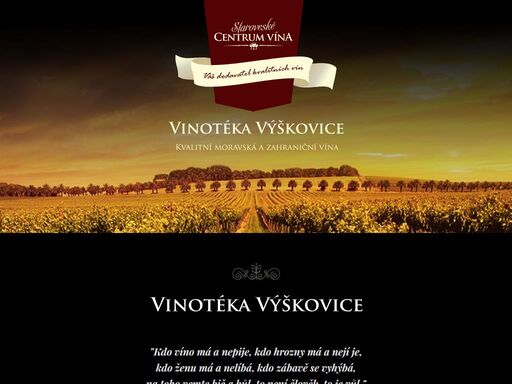 jsme ostravskou pobočkou rozsáhlé sítě vinoték staroveského centra vína. přijďte ochutnat čepovaná vína nebo si vybrat z nabídky lahvových vín od moravských nebo zahraničních vinařů