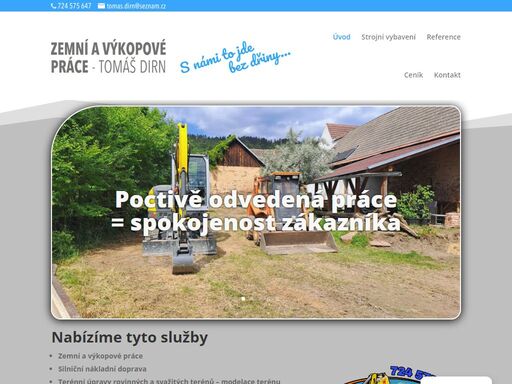 bagrování, netolice, lhenice, prachatice, vodňany, strakonice, tomáš dirn, zemní a výkopové práce, demolice