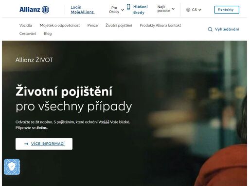 allianz pojišťovna nabízí pojištění auta, majetku, života nebo dovolené. .je součástí koncernu allianz group s 80 milionů klientů ve více než 70 zemích. 