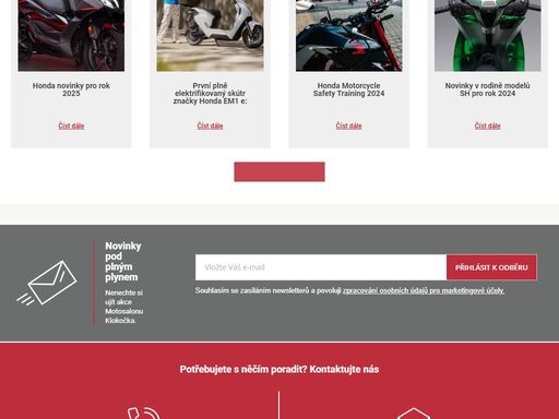motosalon klokočka honda. 