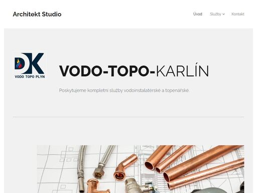 poskytujeme kompletní služby vodoinstalatérské a topenářské.