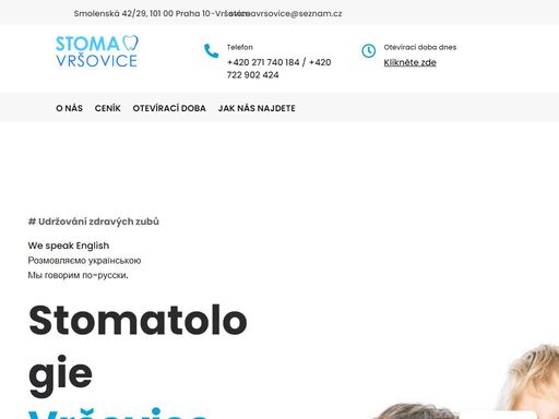 moderní zubní ordinace v praze – vršovice. nabízíme komplexní stomatologickou péči včetně implantátů, prevence a estetické stomatologie. objednejte se online!