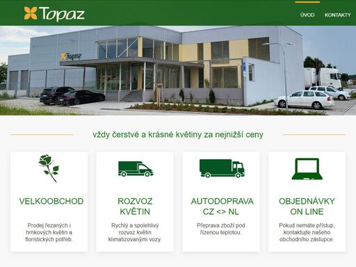 prodej řezaných i hrnkových květin a floristických potřeb. rychlý a spolehlivý rozvoz květin klimatizovanými vozy.