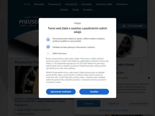 pneuservis, autoservis, autoskla, stk a emise, prodej nových i ojetých pneumatik.