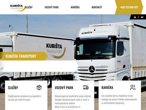 zajišťujeme přepravní a spediční služby po celé evropě. disponujeme kvalitními vozy včetně double deckerových vozů a vozů s hydraulickým čelem.