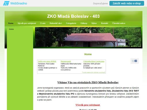 kynologická organizace mladá boleslav - výcvik psů
