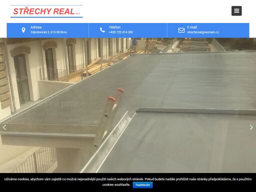 realizujeme plechové střechy, pvc hydroizolace střech, opravy střech, klempířské práce a pokrývačské práce pro brno, brno venkov, tišnov a velká bíteš.