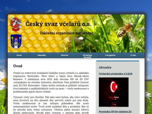 základní organizace českého svazu včelařů v načeradci