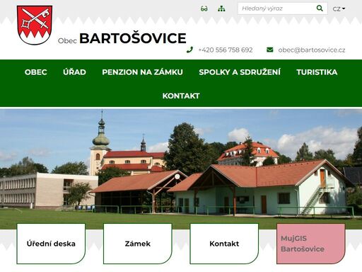 oficiální stránky obce bartošovice
