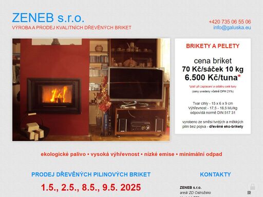 výroba dřevěných pilinových briket. ekologické palivo, vysoká výhřevnost, nízké emise, minimální odpad.