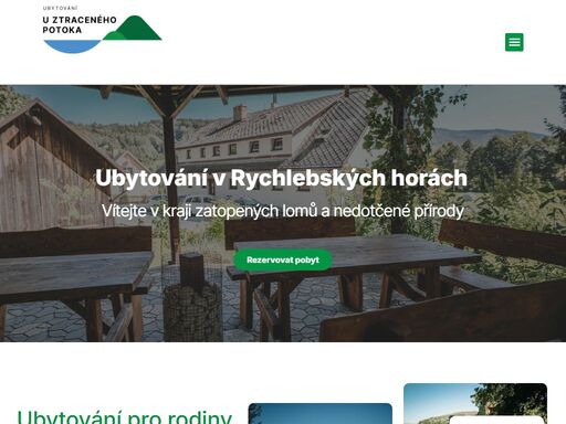 hledáte ubytování v rychlebských horách? ? pro rodiny s dětmi ? cyklisty ? partu přátel ? hřiště ? dětský koutek ? altán s grilem ? soukromí