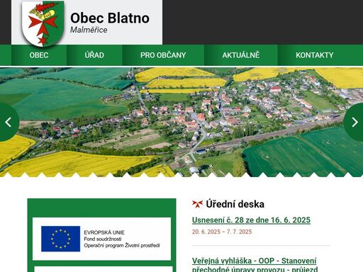 obec blatno