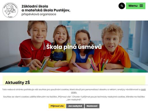 provozujeme zš pro 80 žáků s mš, družinou a jídelnou v okrese nový jičín. nabízíme možnost navštěvovat hru na klavír a taneční kroužek. navštivte nás!