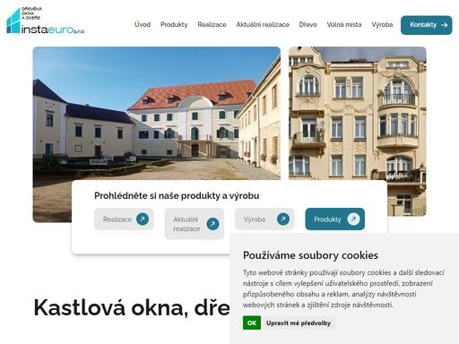 výroba dřevěných oken a dveří. okna insta je český výrobce s 27 letou tradicí.
nechte si vyrobit dřevěná okna, dřevěné vchodové a balkonové dveře, zimní zahrady s vysokou životností.